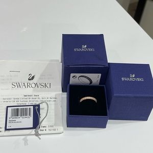 Swarovski rose gold ring